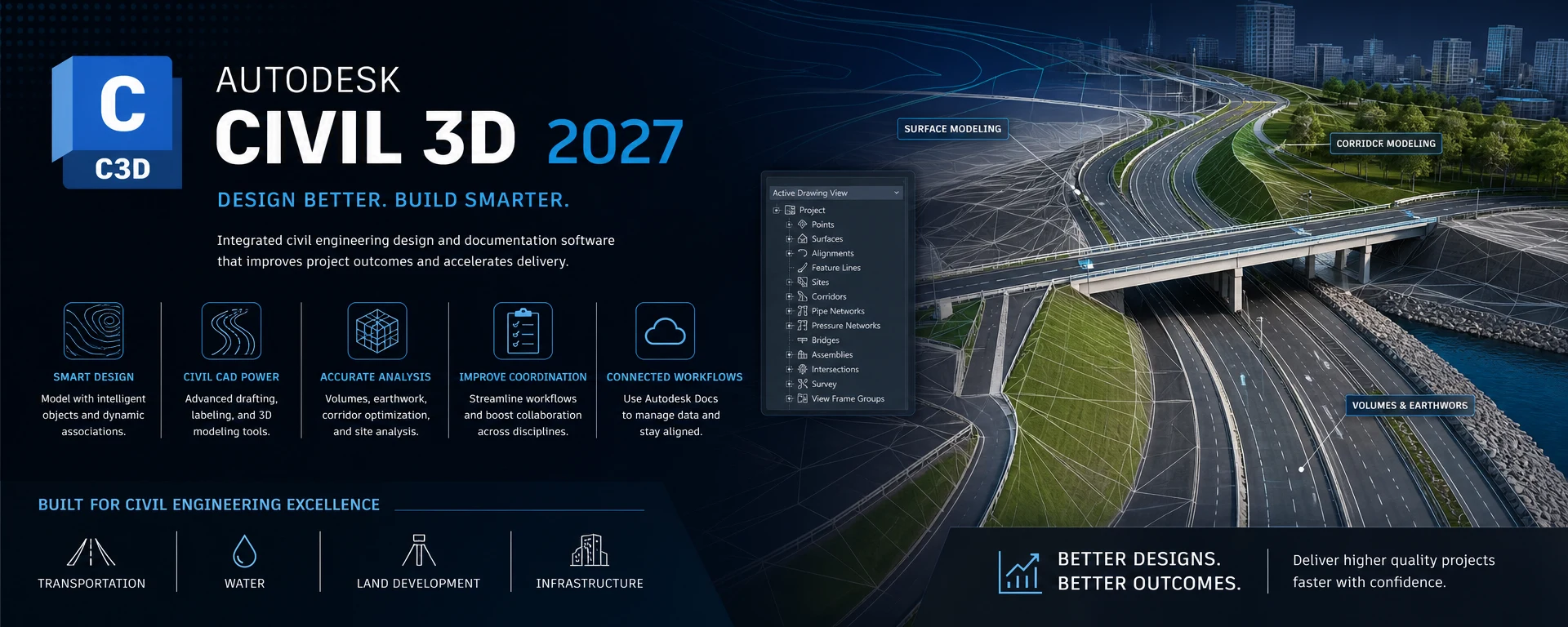 Autodesk Civil 3D 2027 software subscription