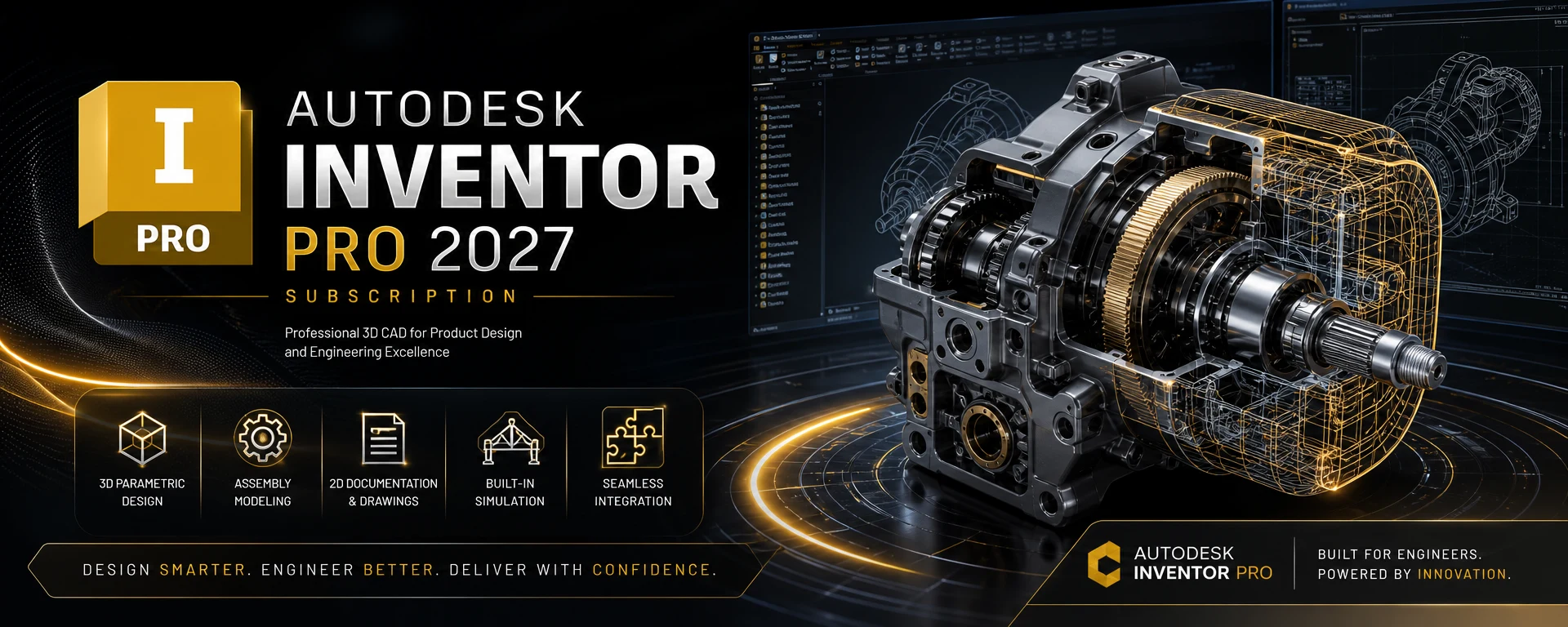 Autodesk Inventor Pro 2027 subscription software box