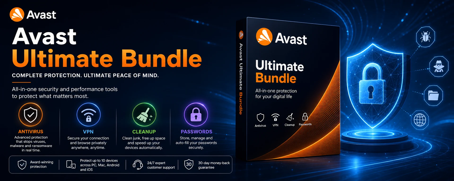 Avast Ultimate Bundle for 1 Year 1 PC