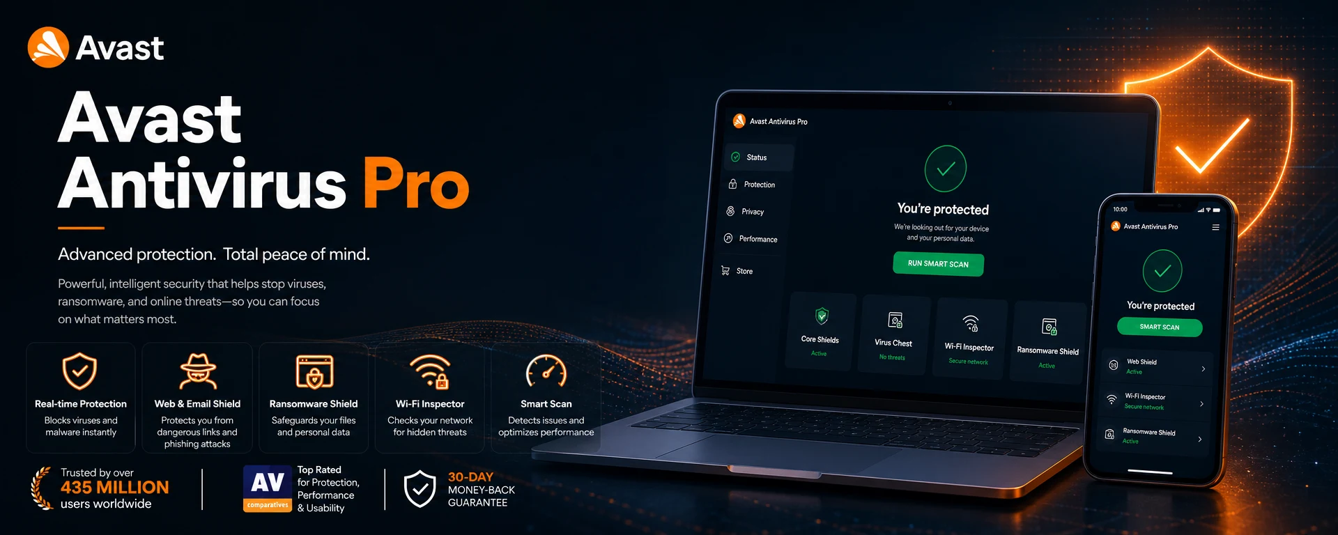 Avast Antivirus Pro 1 Year License for 1 PC