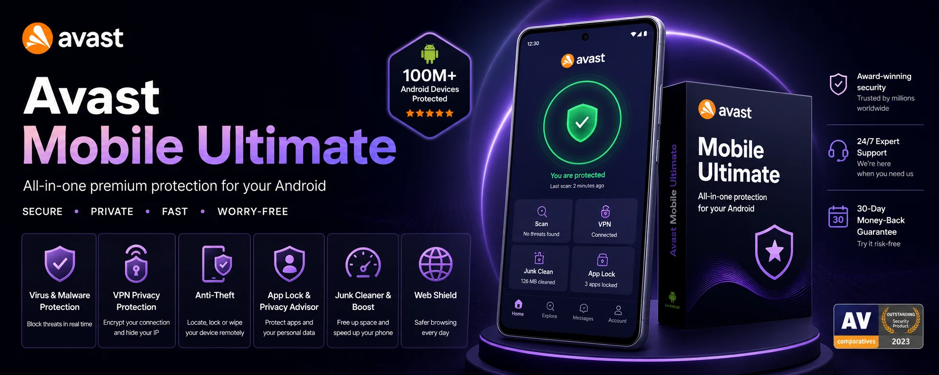 Avast Mobile Ultimate for Android - 2 Years License for 1 Device