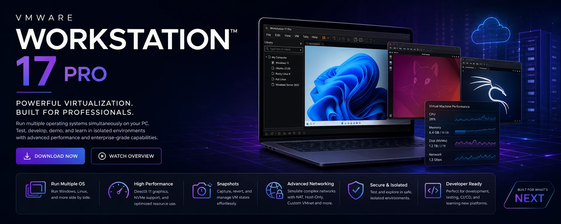 VMware Workstation 17 Pro Software