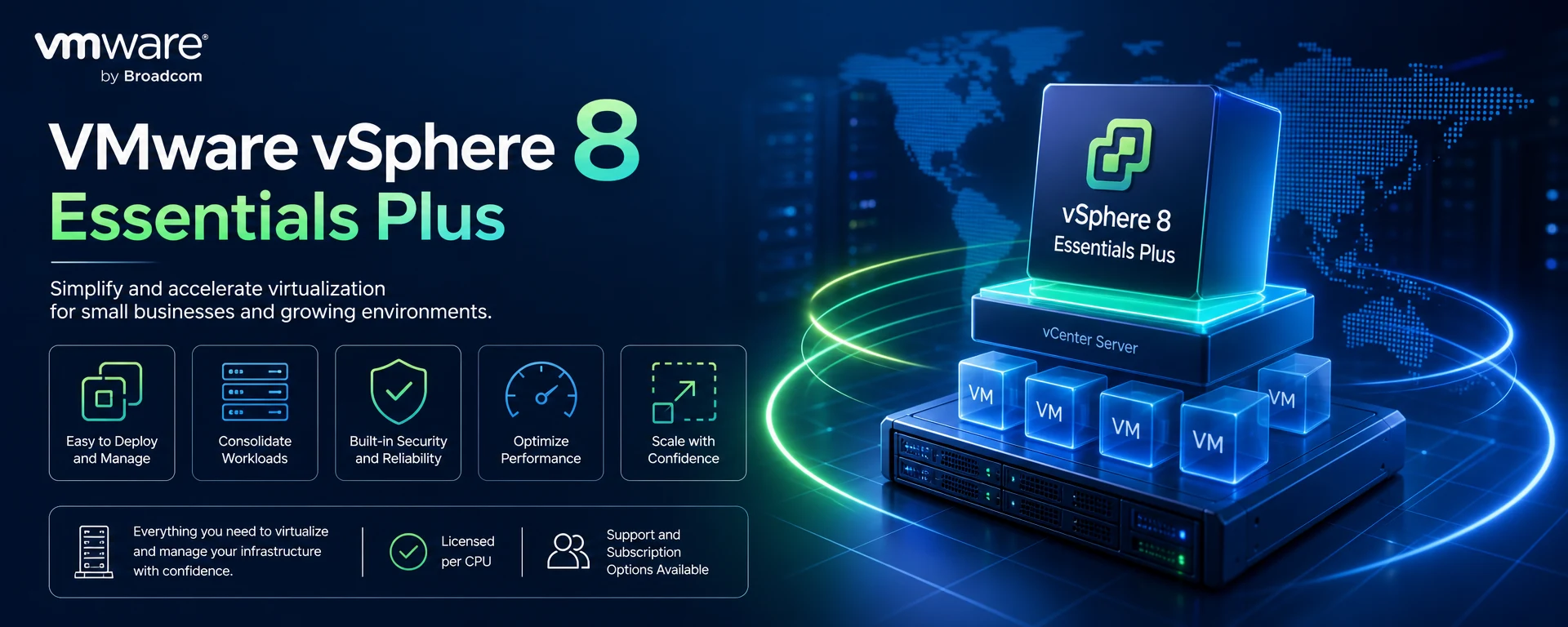 VMware vSphere 8 Essentials Plus software cover