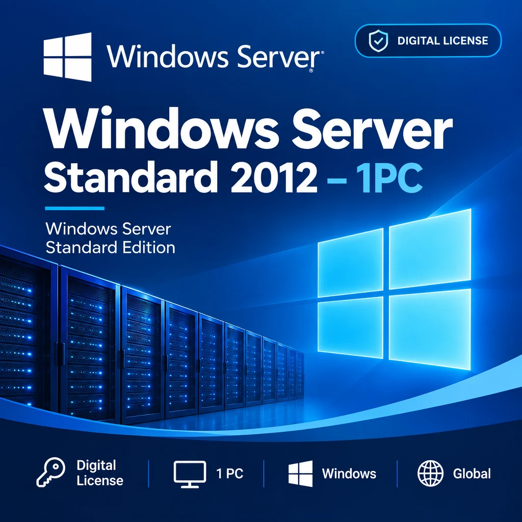 Windows Server Standard 2012 – 1PC digital software product