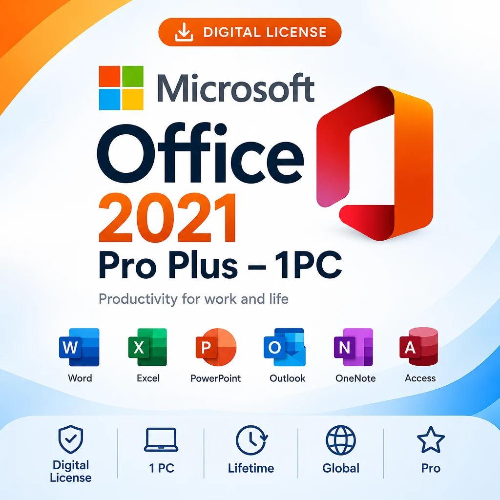 Microsoft Office 2021 Pro Plus – 1PC digital software product