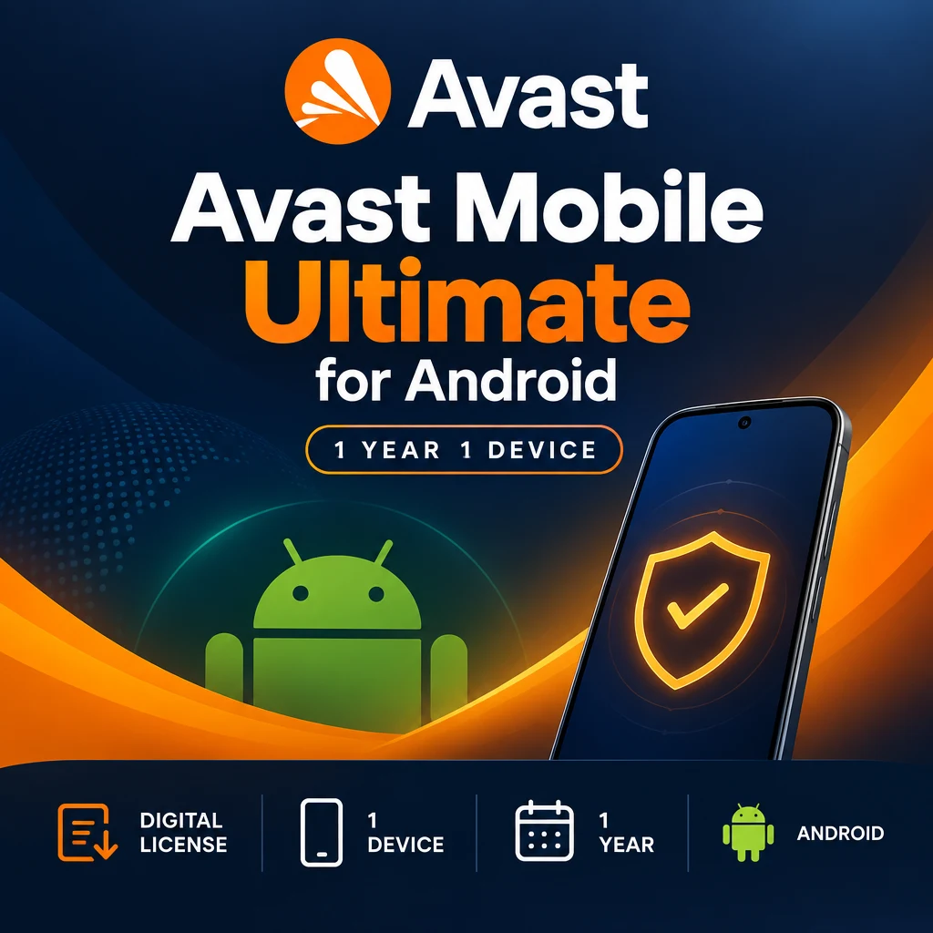 Avast Mobile Ultimate for Android 1 Year 1 Device digital software product