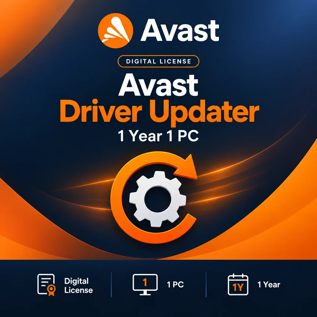 Avast Driver Updater 1 Year 1 PC digital software product