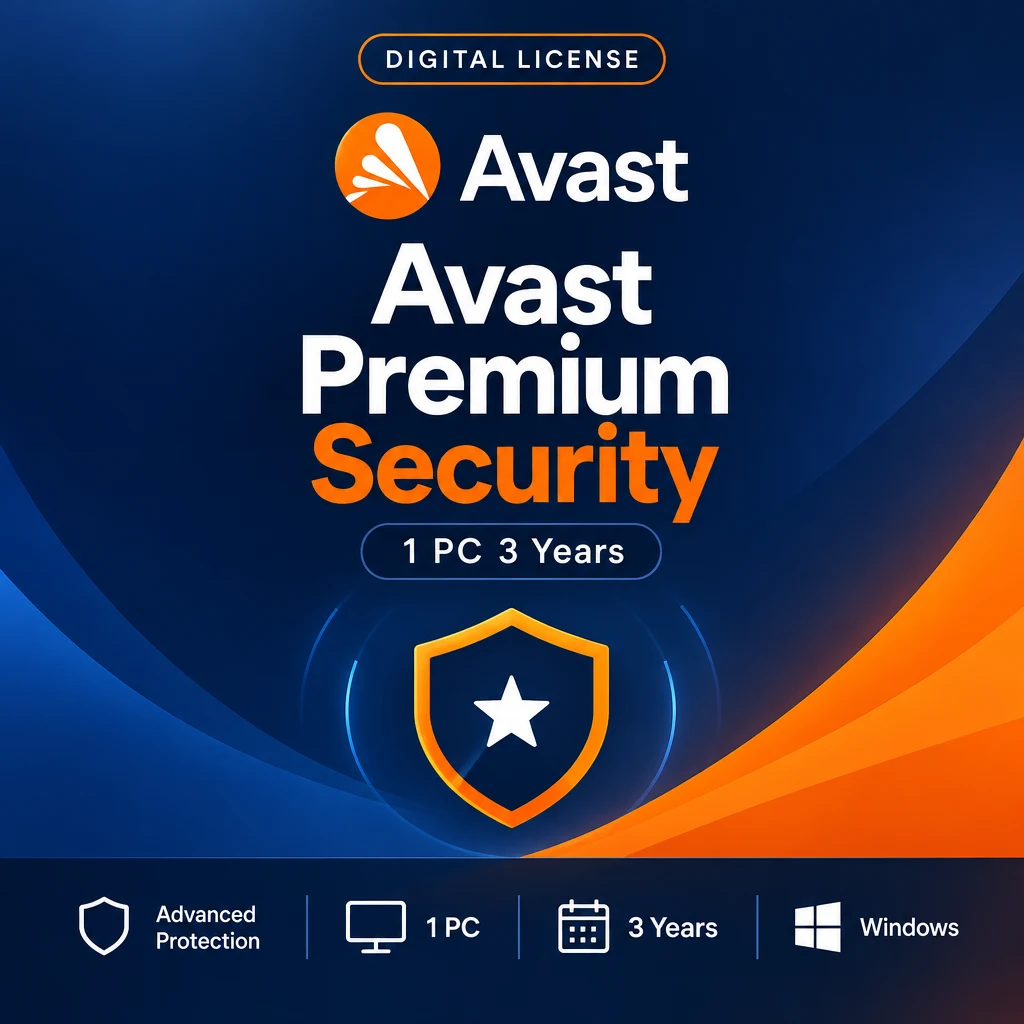 Avast Premium Security 1 PC 3 Years digital software product