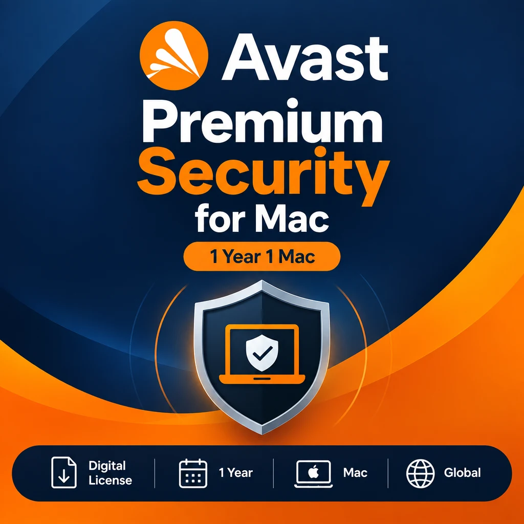 Avast Premium Security for Mac 1 Year 1 Mac digital software product