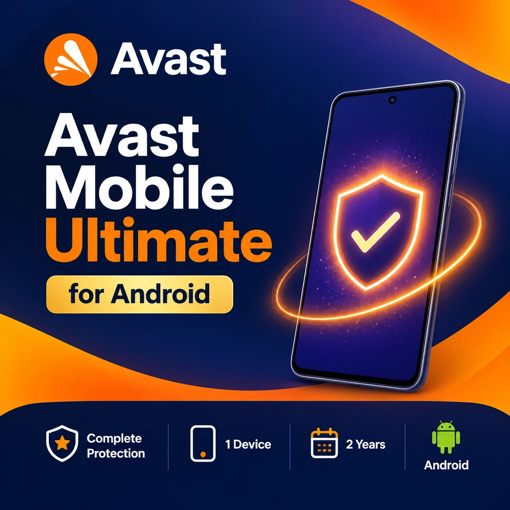 Avast Mobile Ultimate for Android 2 Years 1 Device digital software product