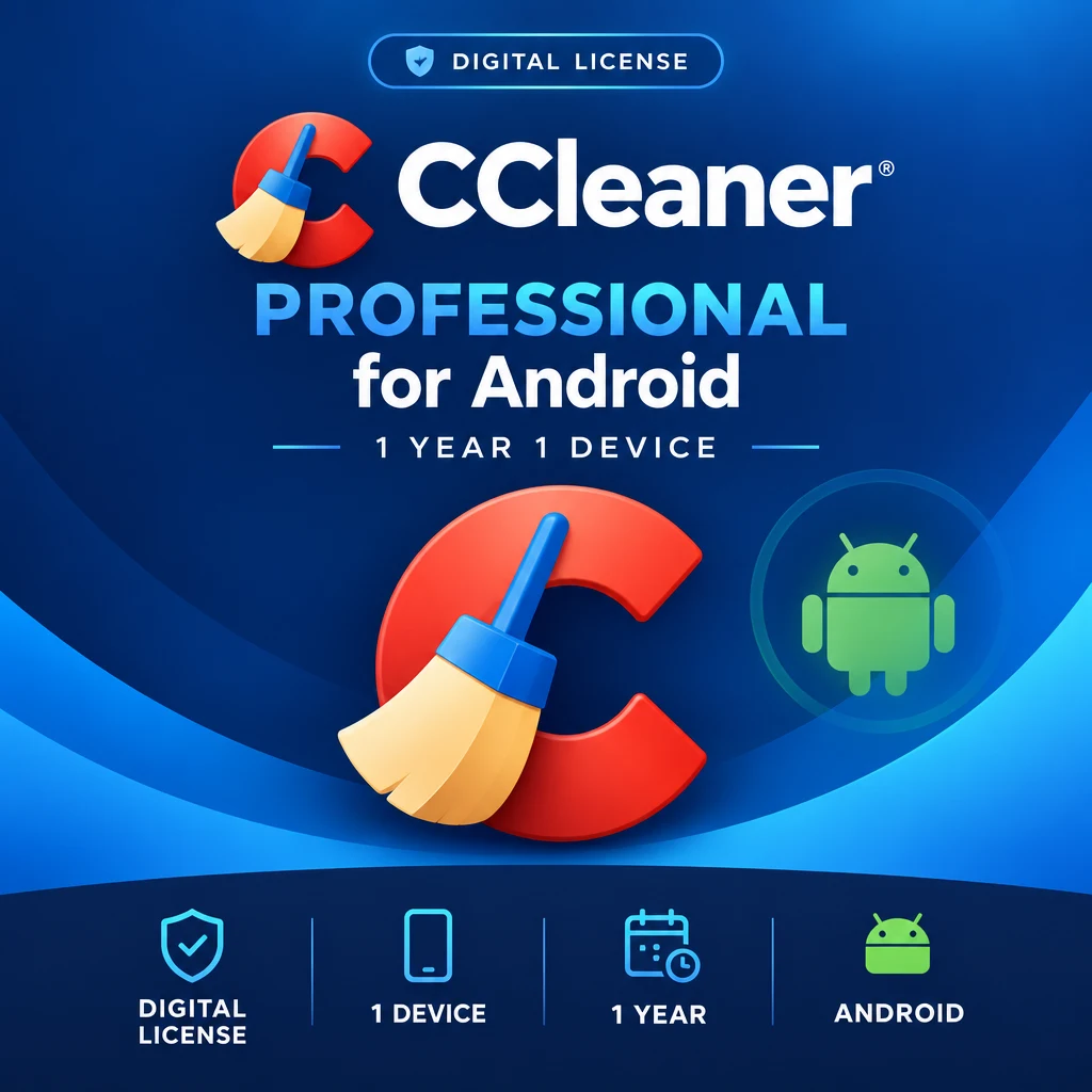 CCleaner Professional for Android 1 Year 1 Device digital software product