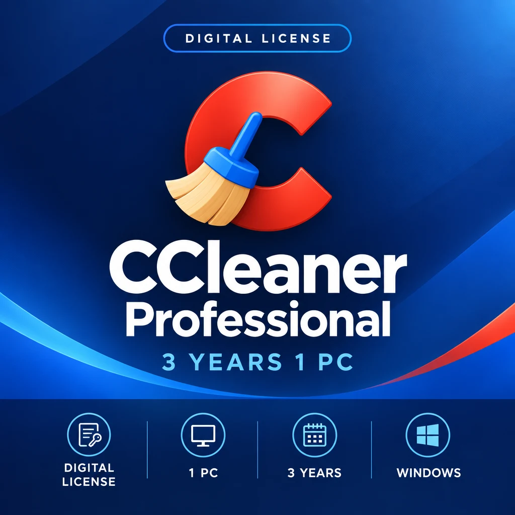 CCleaner Professional 3 Years 1 PC digital software product
