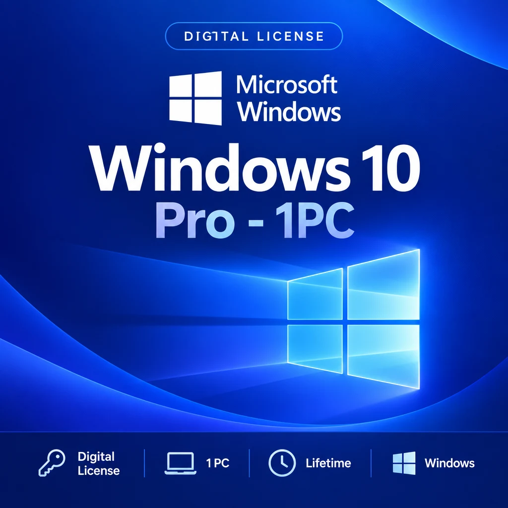 Windows 10 Pro - 1PC digital software product