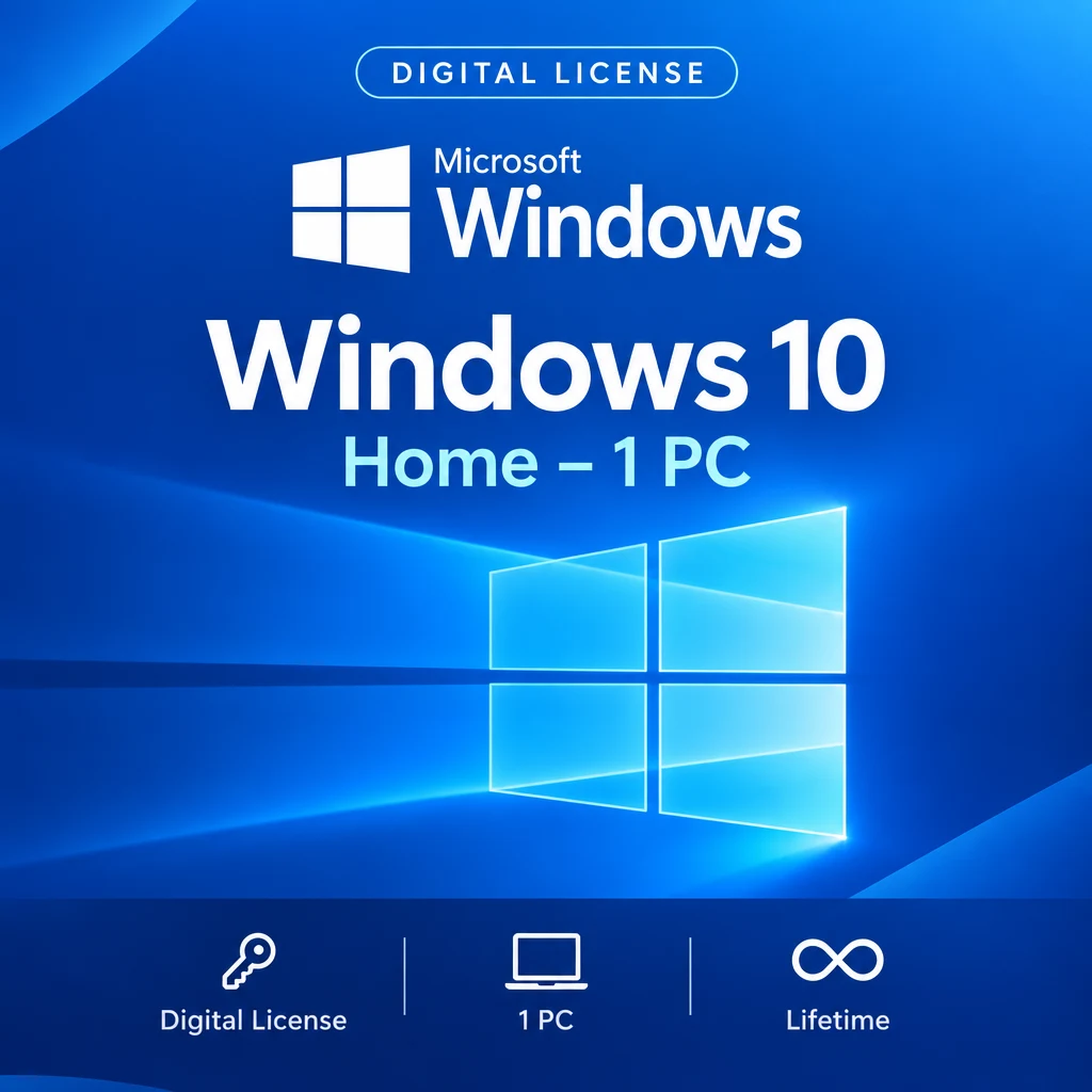 Windows 10 Home – 1 PC digital software product